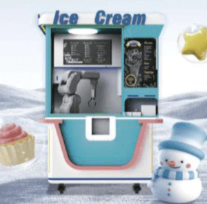 AI机器人冰淇淋亭