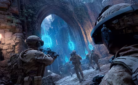 VR时空展设备展示3